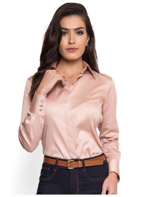 modelo de blusa feminina social
