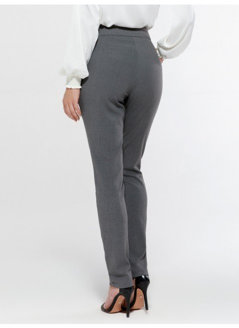 calça cinza feminina alfaiataria