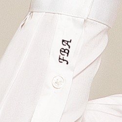 detalhe camisa branca personalizada