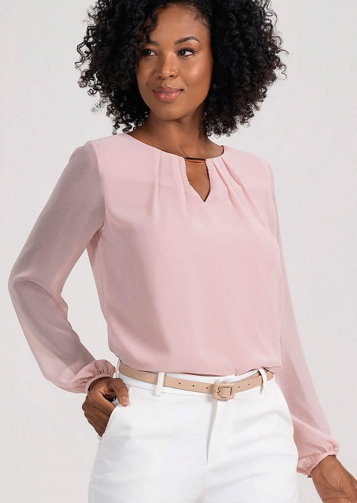 nude blusa
