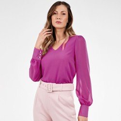 blusa manga longa ruth mini