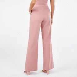 calca pantalona de alfaiataria rosa spencer mini