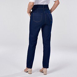 calca jeans com cinto ana julia mini
