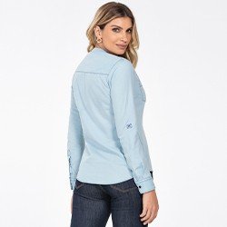 blusa jeans azul claro desiree mini