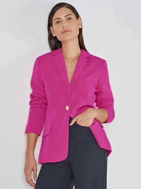 blazer feminino pink alfaiataria