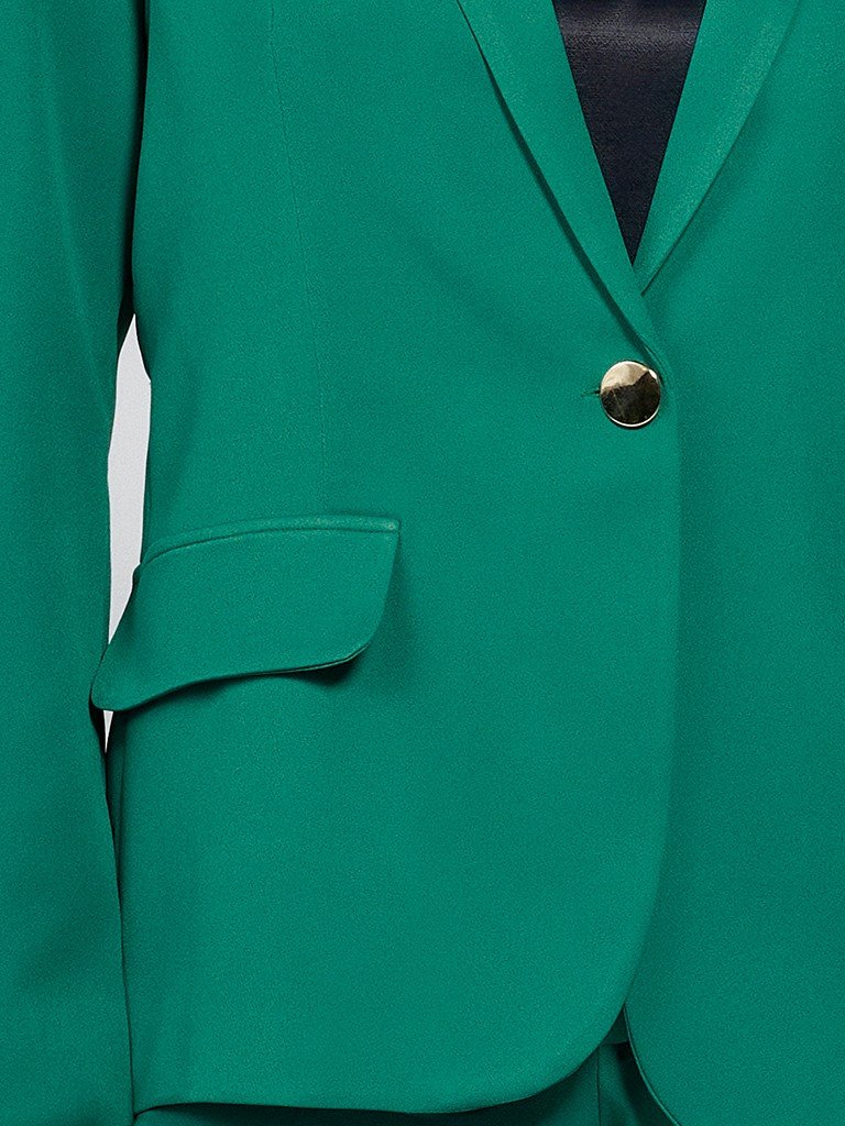 blazer verde tanise frente detalhes
