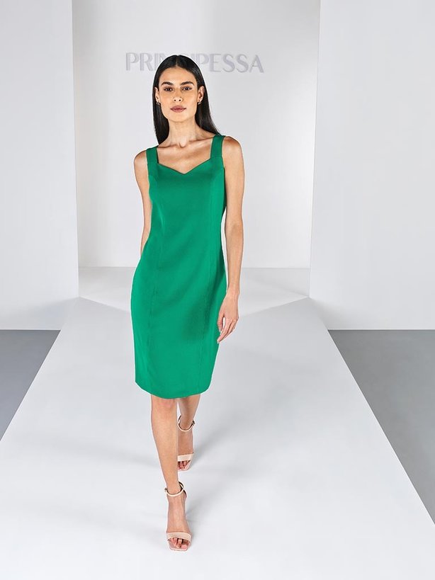vestido verde classico harper conceito