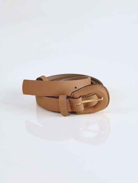 cinto camel feminino jaine enrolado