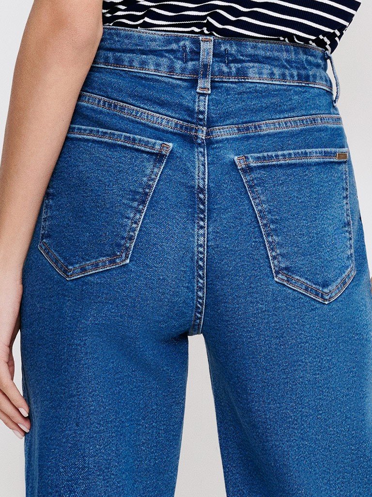 Calça Jeans Preta Mariana - Closet Feminino