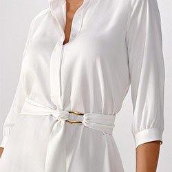 vestido chemise off white cimapq