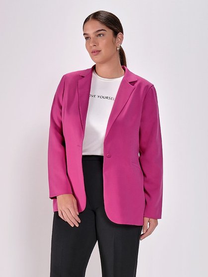 blazer pink plus capa