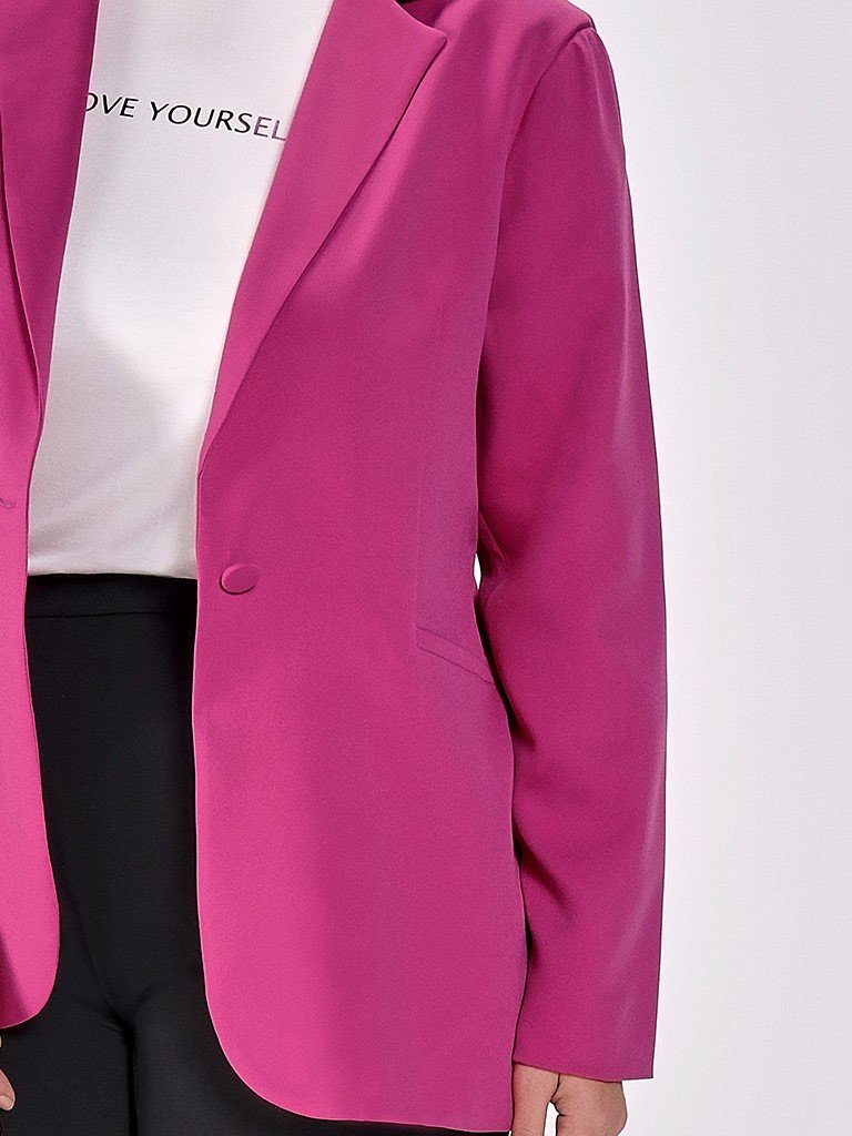 blazer pink plus detalhe