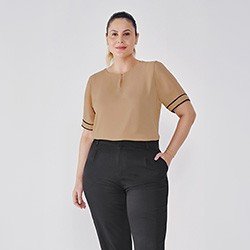 blusa nude plus p