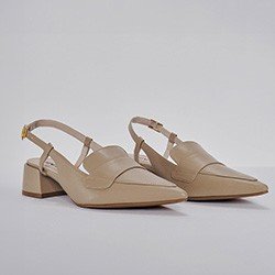 sling back nude pqn