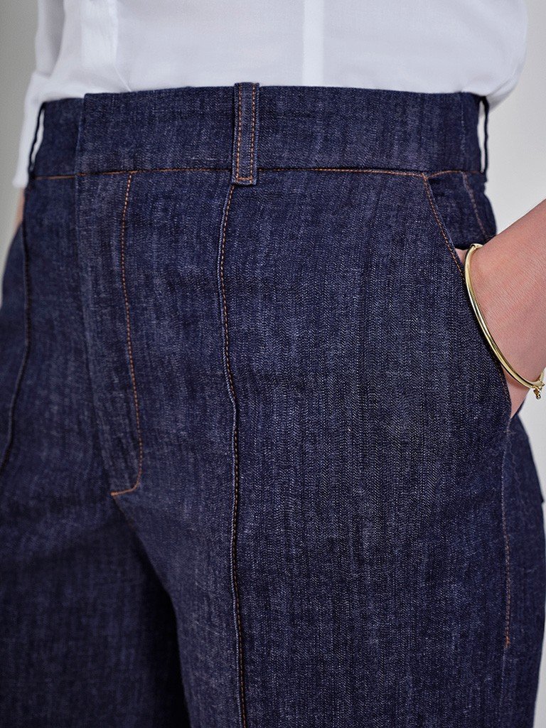 calca jeans saray detalhe