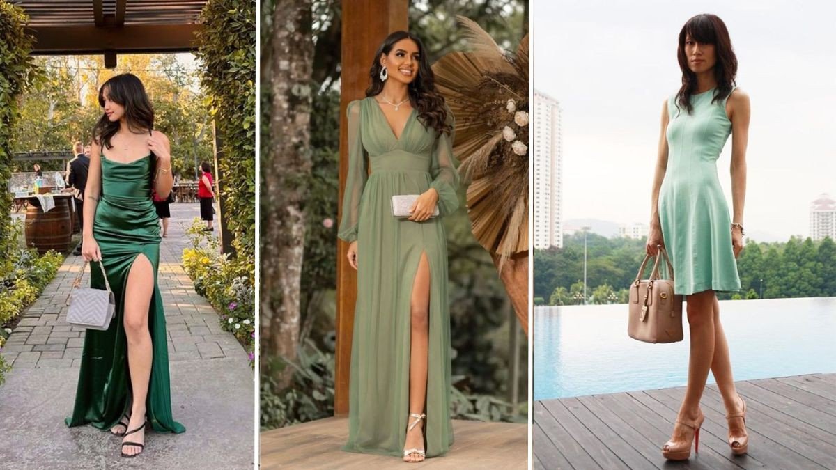 Vestido verde combina com que cor de sapato e bolsa: Harmonizando looks! - Loja Principessa