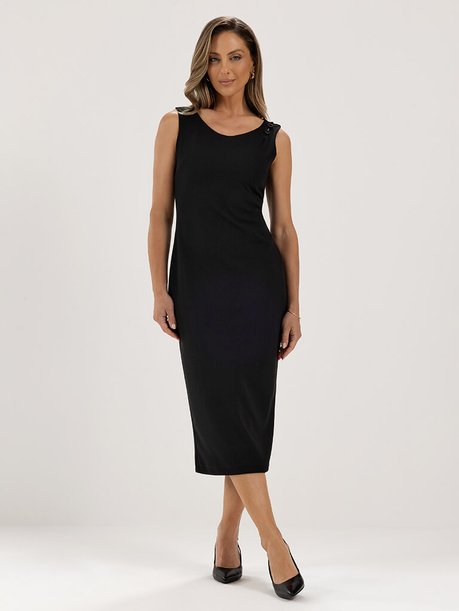 vestido detalhe frente julien