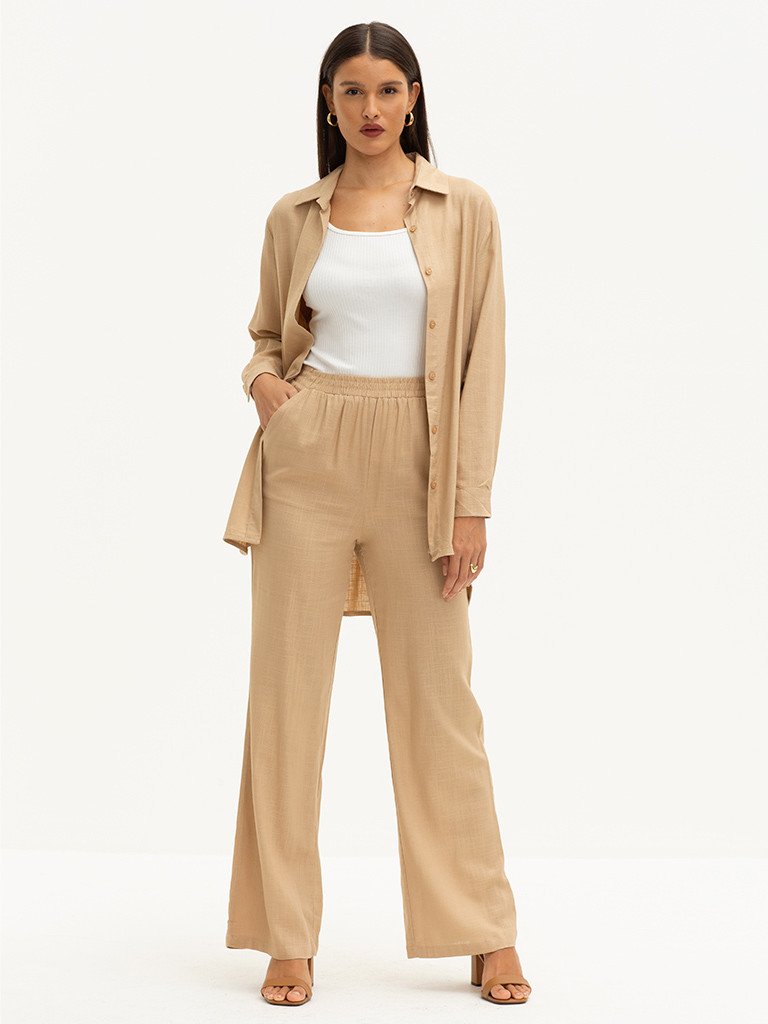 calca camel estelle